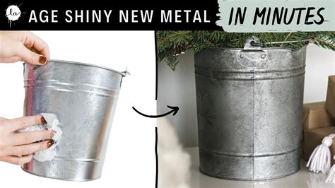 how to aging metal